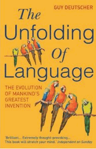 The Unfolding of Language, обложка